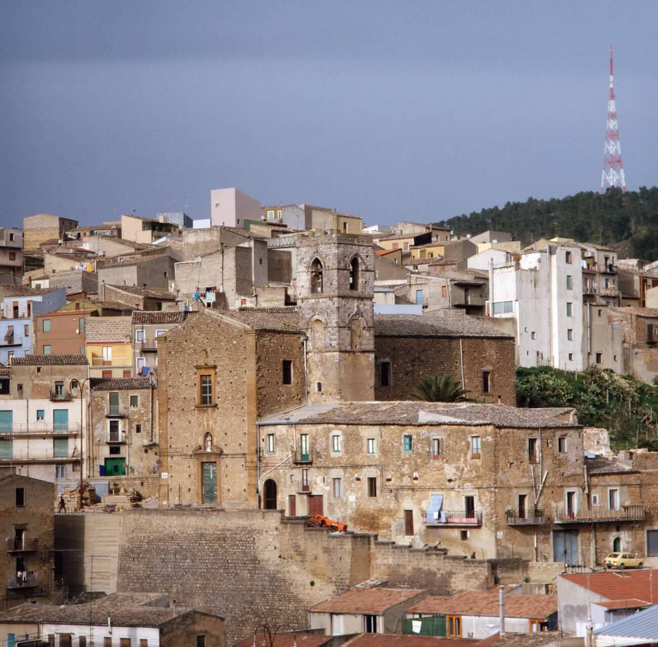 The city of Piazza Armerina, Sicily, in the 1970s.