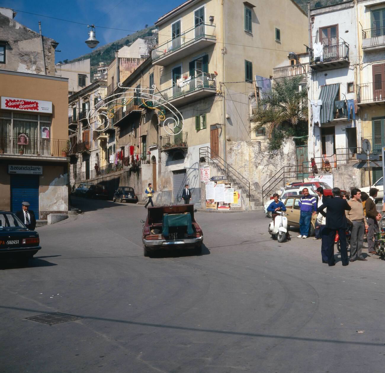 A trip to Monreale, Sicily, in the 1970s.