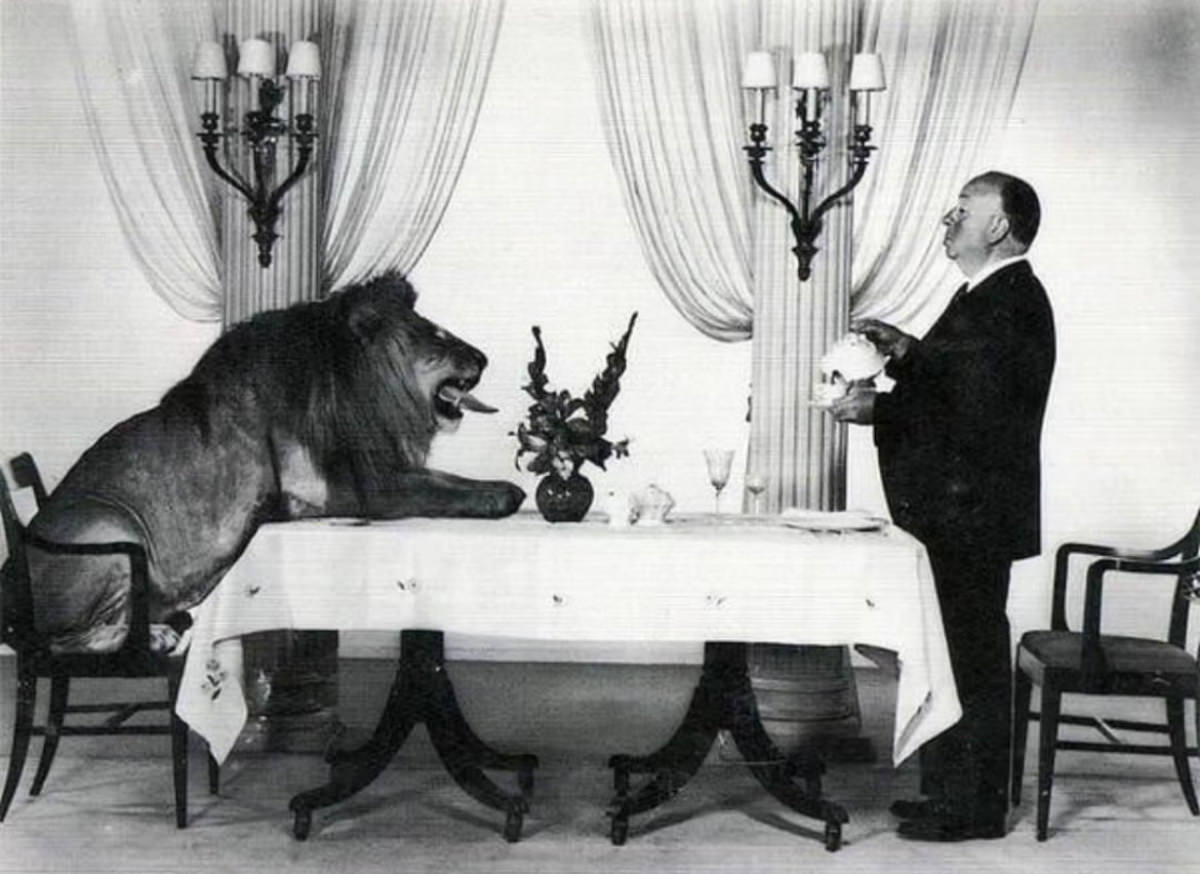 When Hollywood's Mystery Maestro Met the King of the Jungle: Alfred Hitchcock, Leo the Lion, and a Cup of Tea, 1957