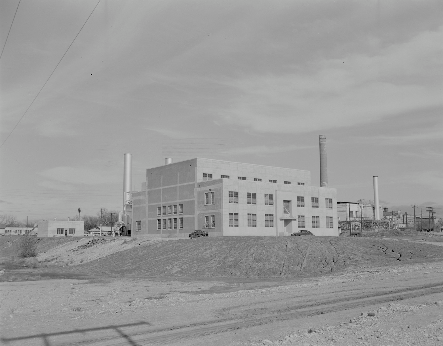 Seaholm Exterior City Power Plant in Austin, Texas, 1951