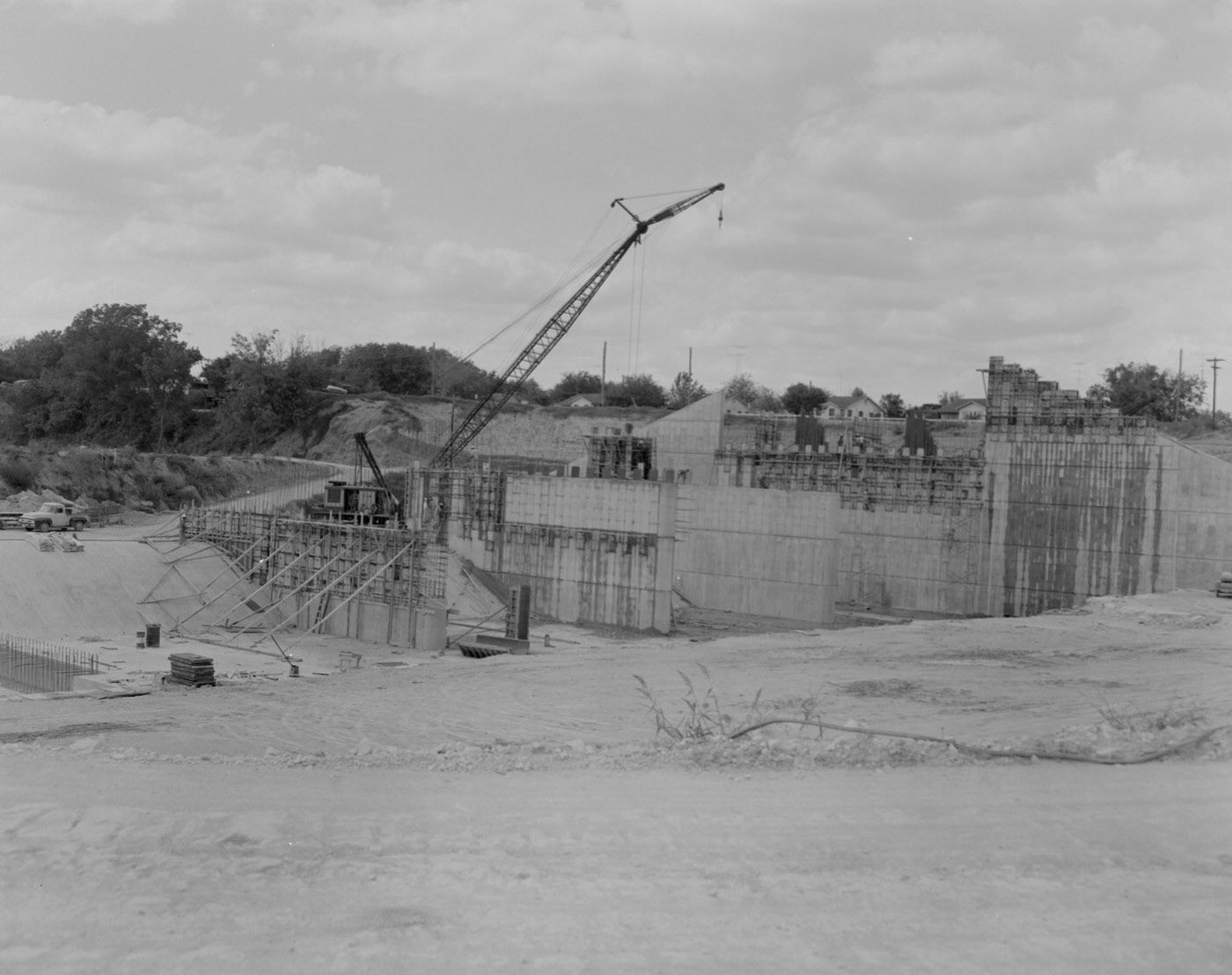 Dam Under Construction, 1959