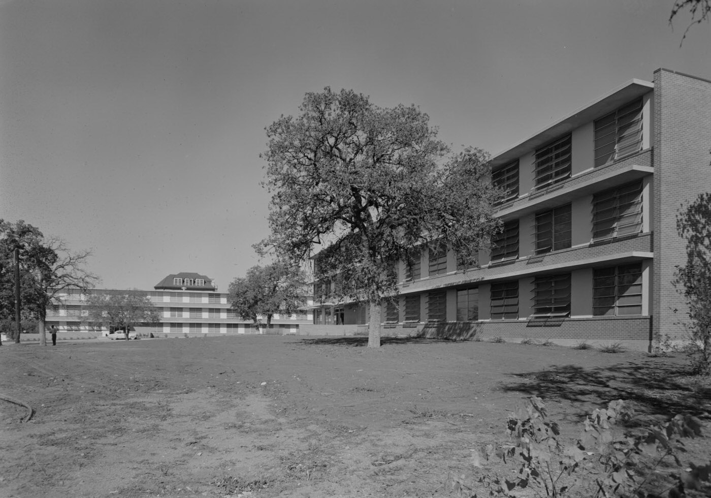 Exterior of Dormitories at Huston - Tillotson College, 1956