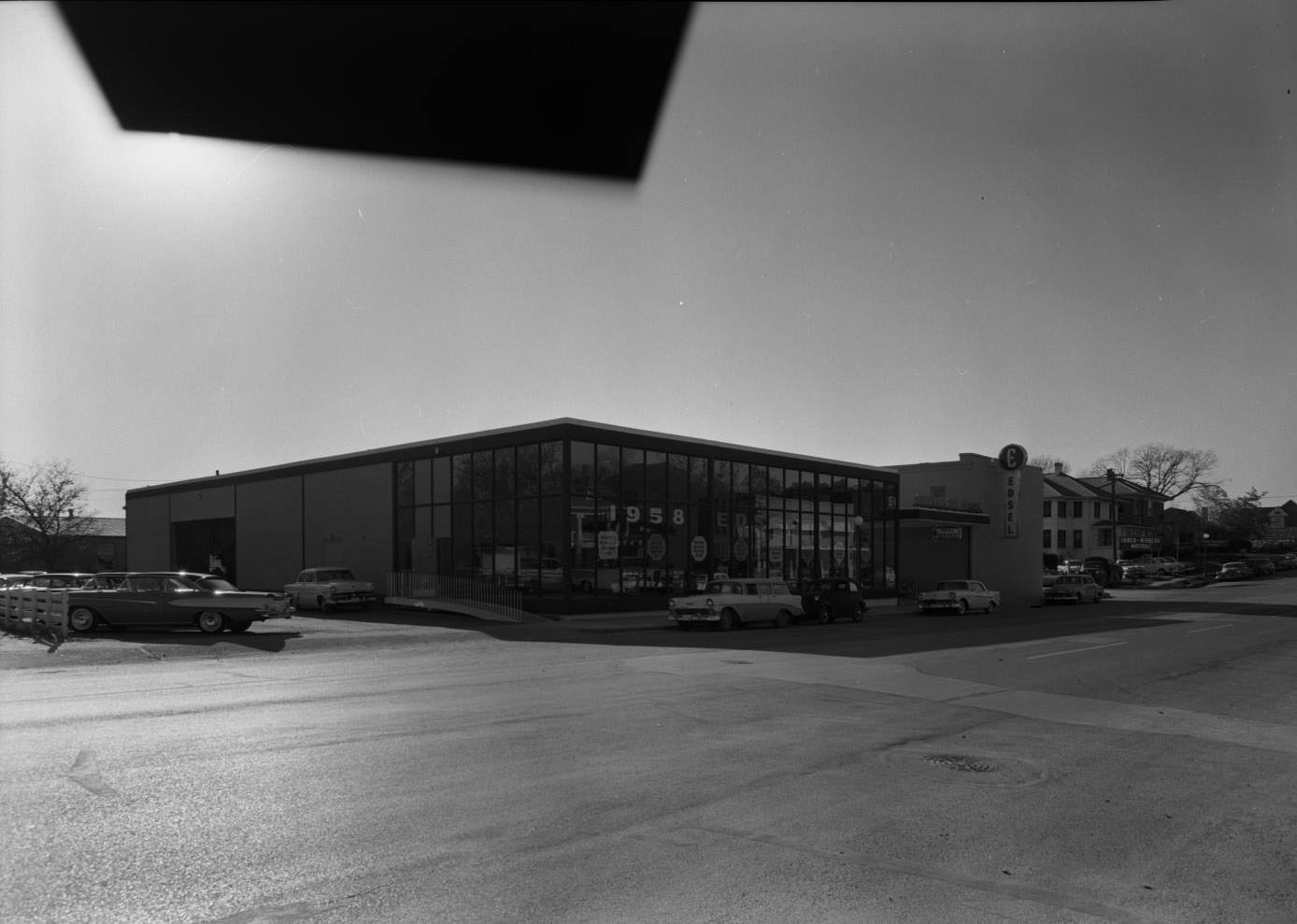 Swearingen Brothers Edsel Dealership Exterior, 1957