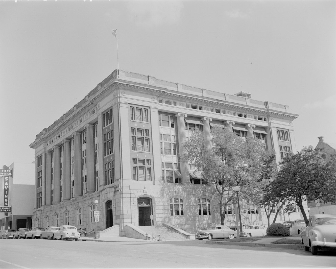 Land Office Building with Adjacent Savings Office, 1954