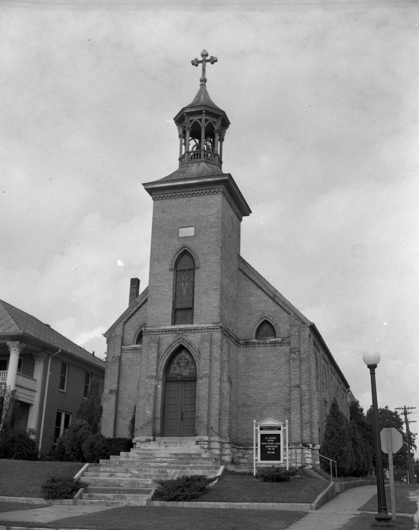 Gethsemane Lutheran Church on Congress Avenue, 1950
