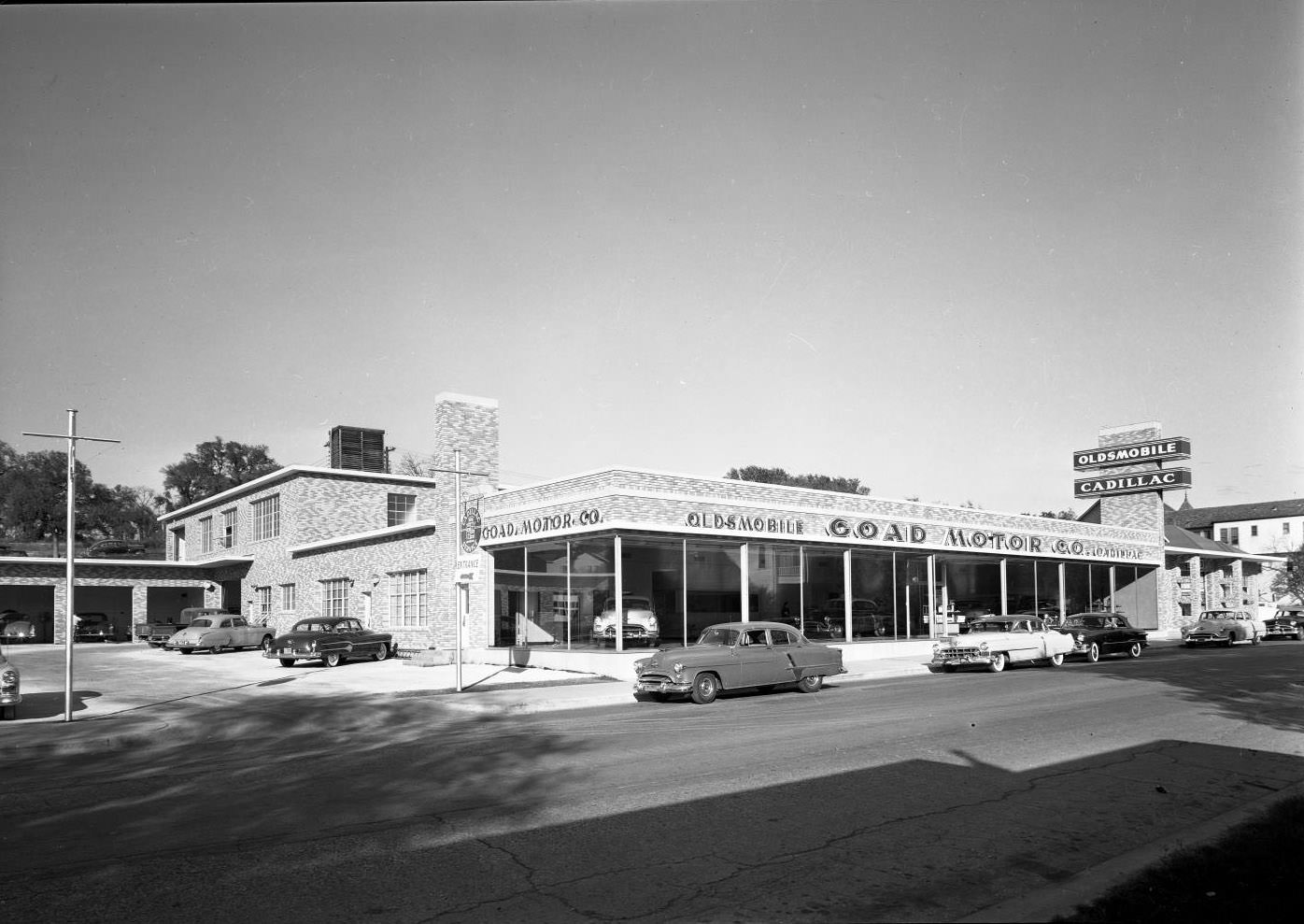 Goad Motor Company Building and Lot, 1951