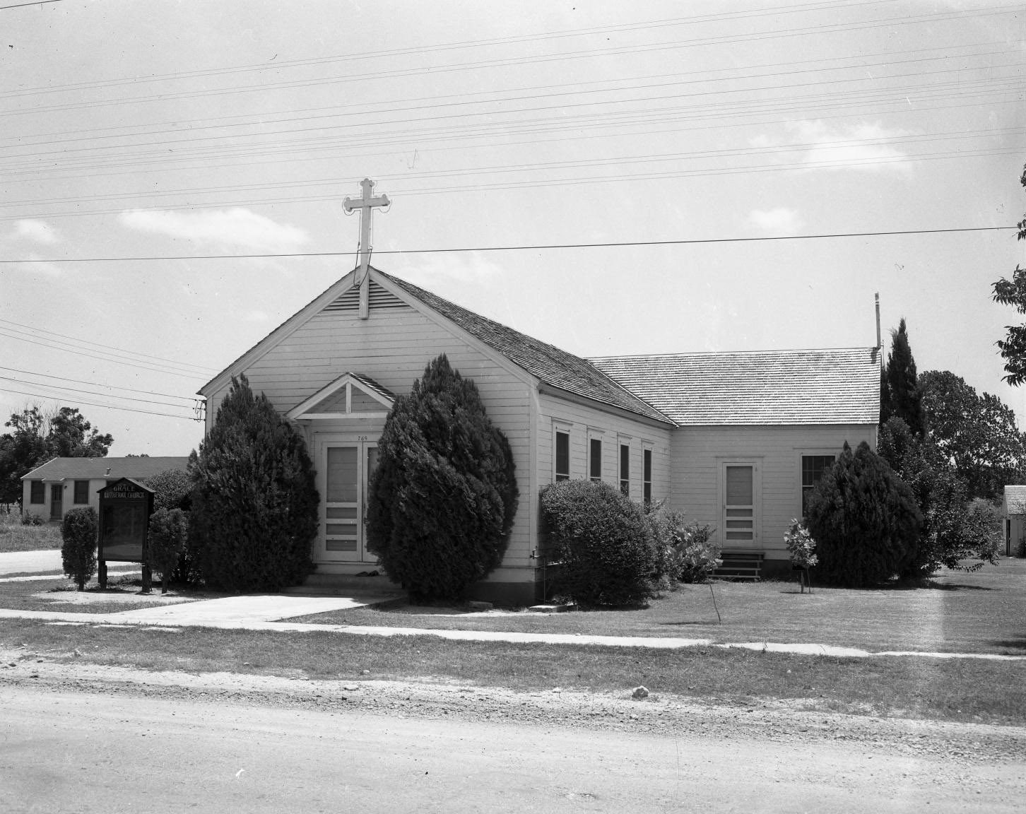 Grace Lutheran Church Exterior, 1950