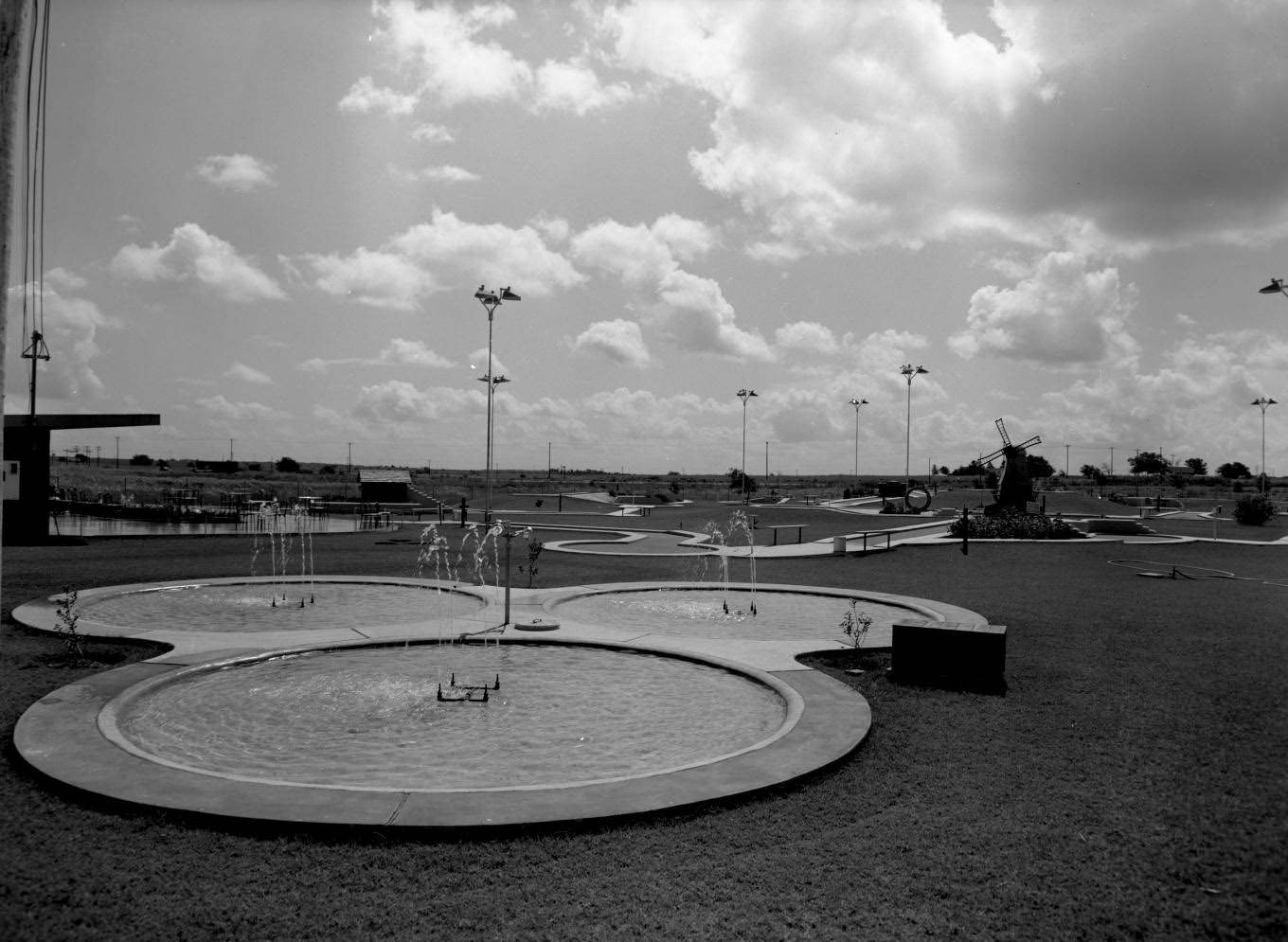 Green Acres Miniature Golf with Windmill, 1958