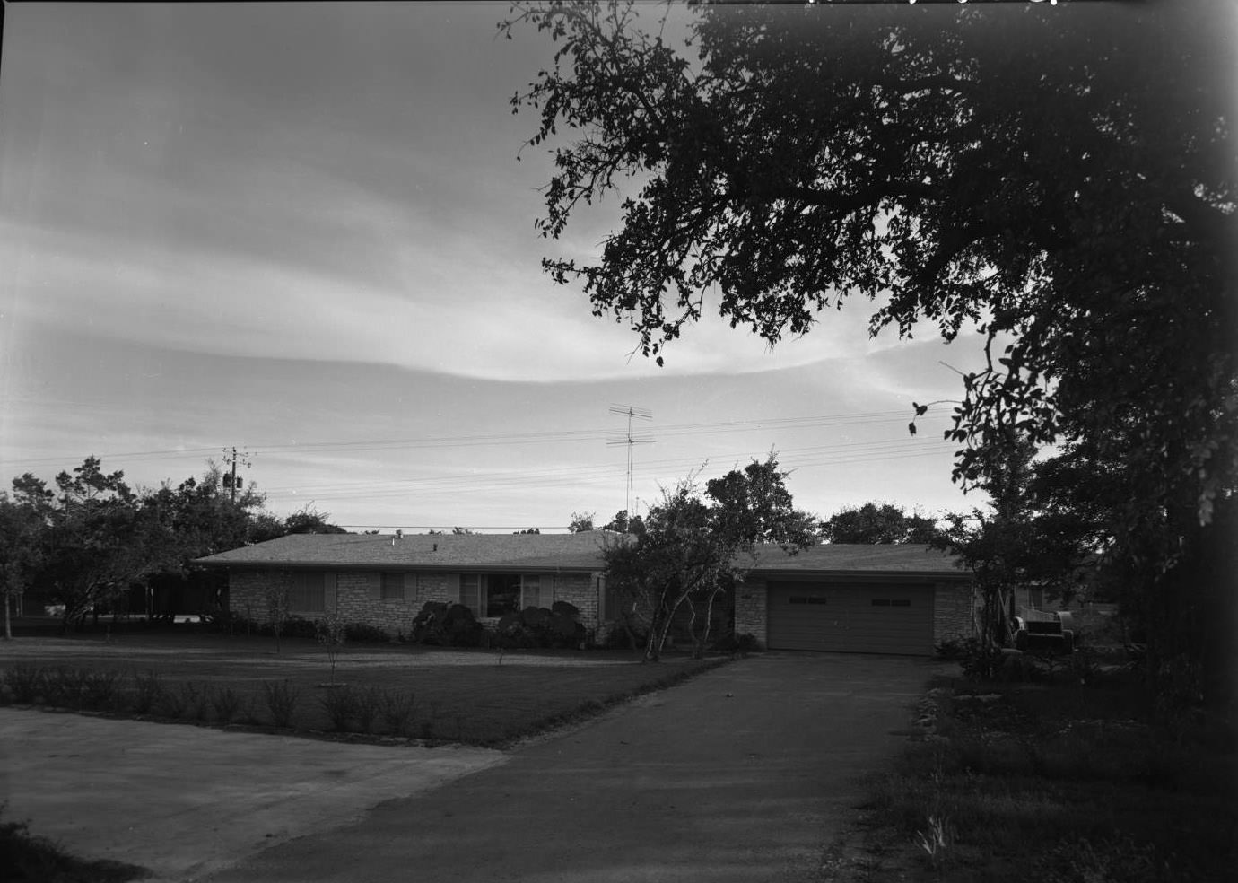 1950s Ranch-Style Harry McKee Home in Rollingwood, 1959.