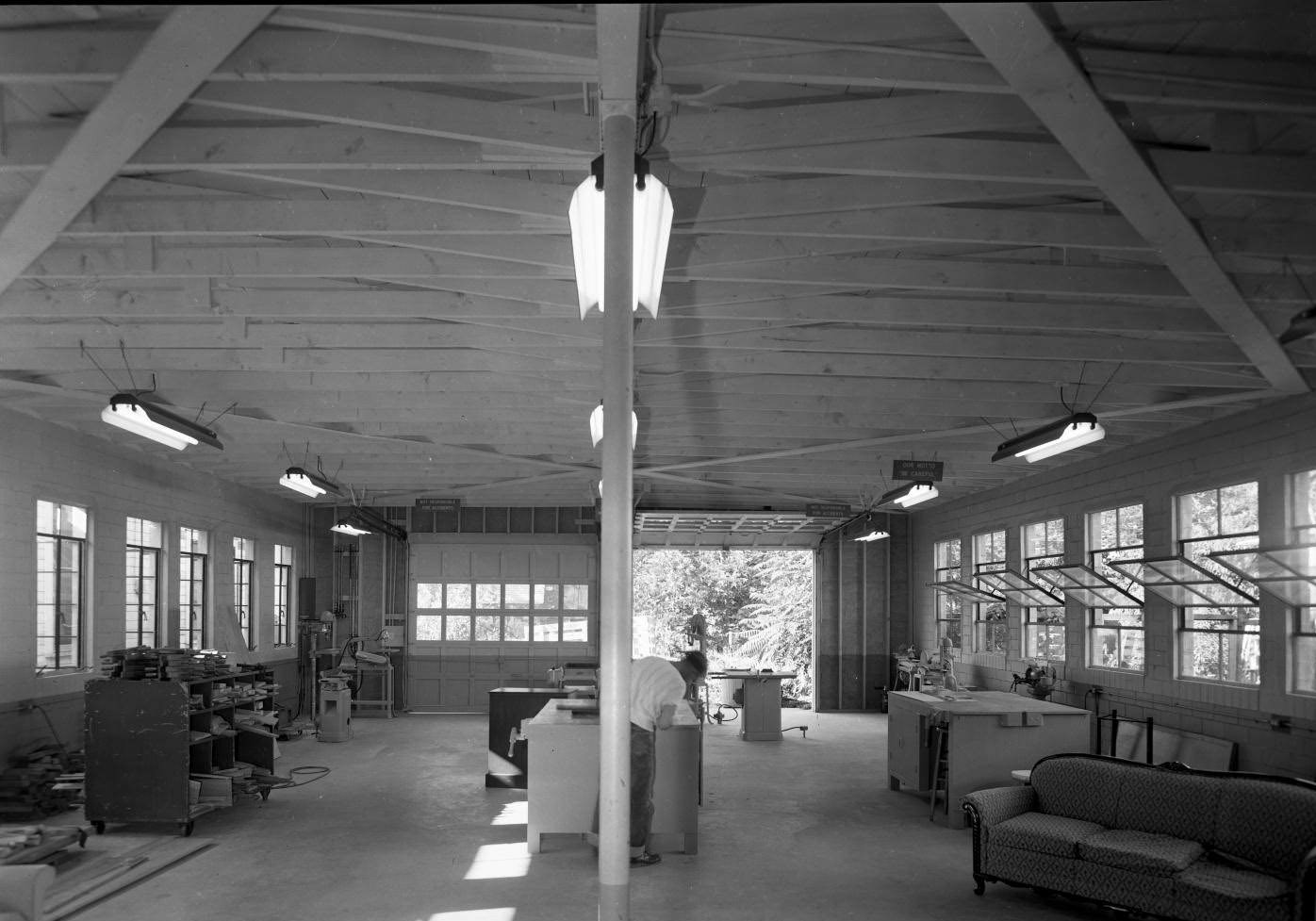 Interior of Building at 2006 E. 1st St, 1951.