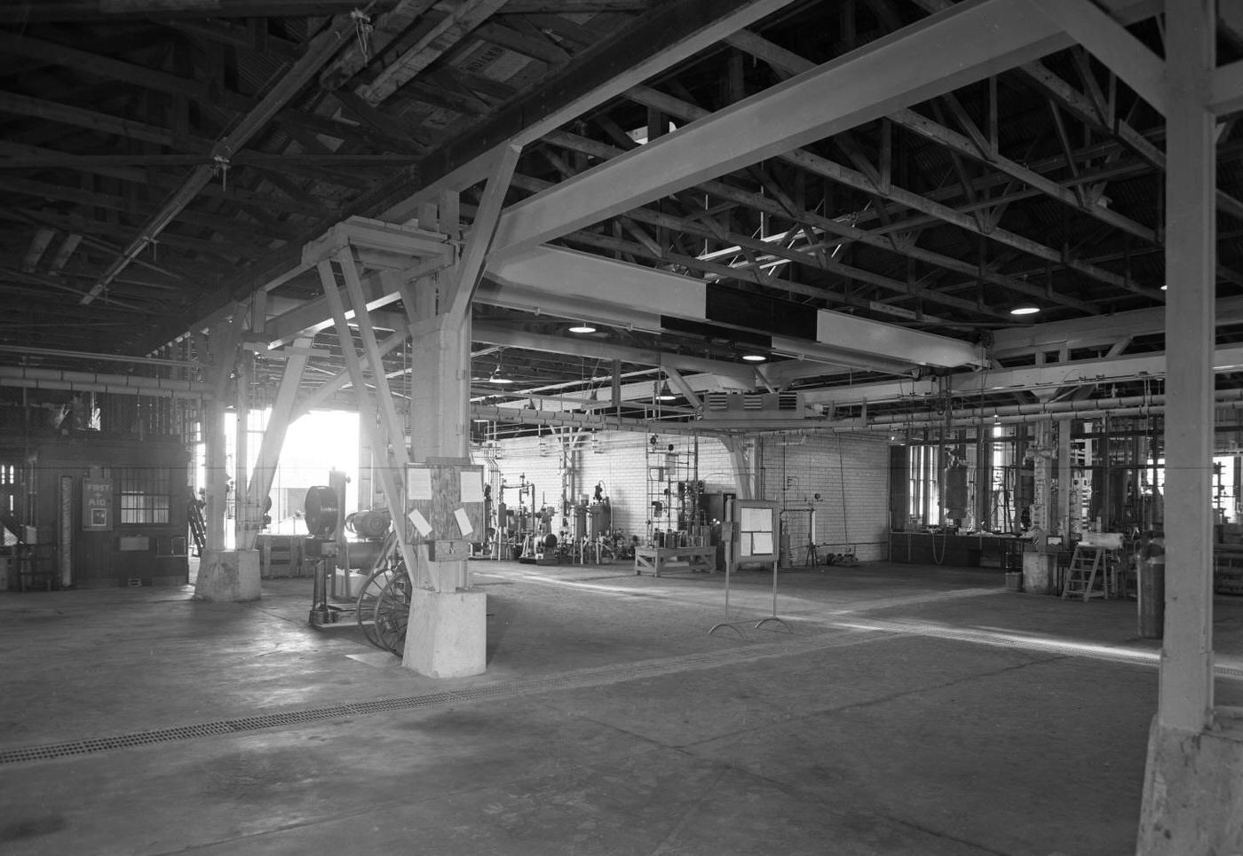 Interior of Jefferson Chemical Company Plant, 1950.