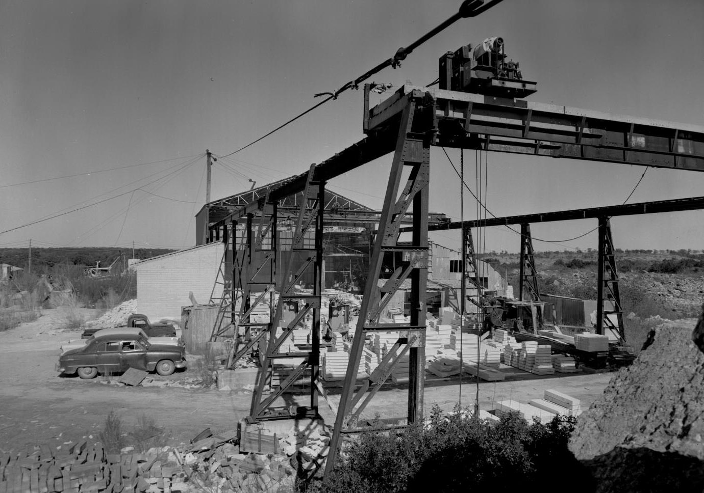 Leander Limestone Corporation Plant and Equipment, 1959.
