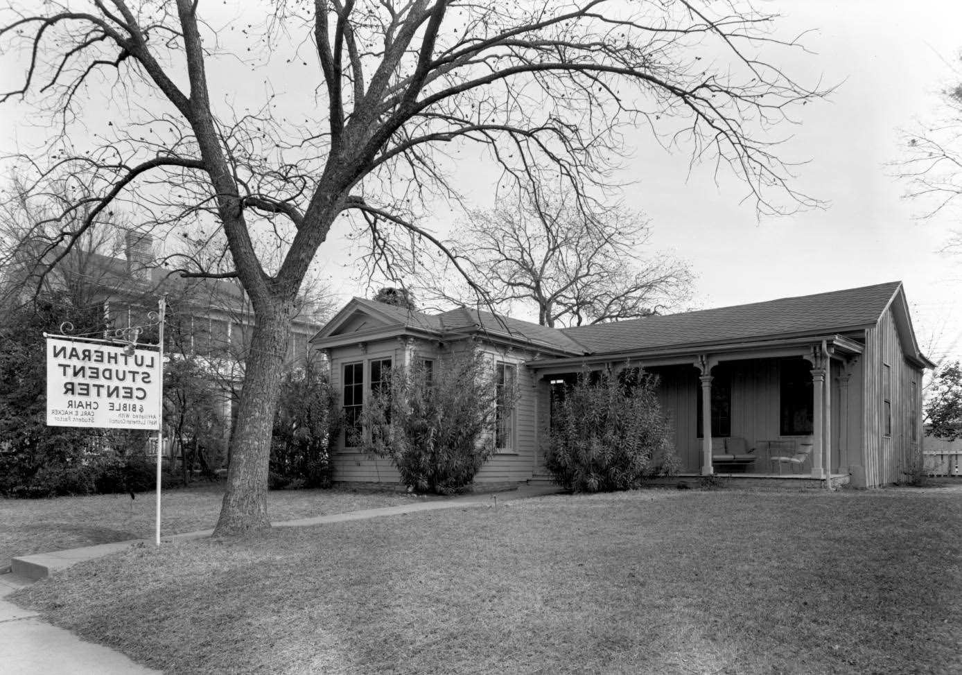 Lutheran Student Center at 2200 San Antonio Street, 1957.