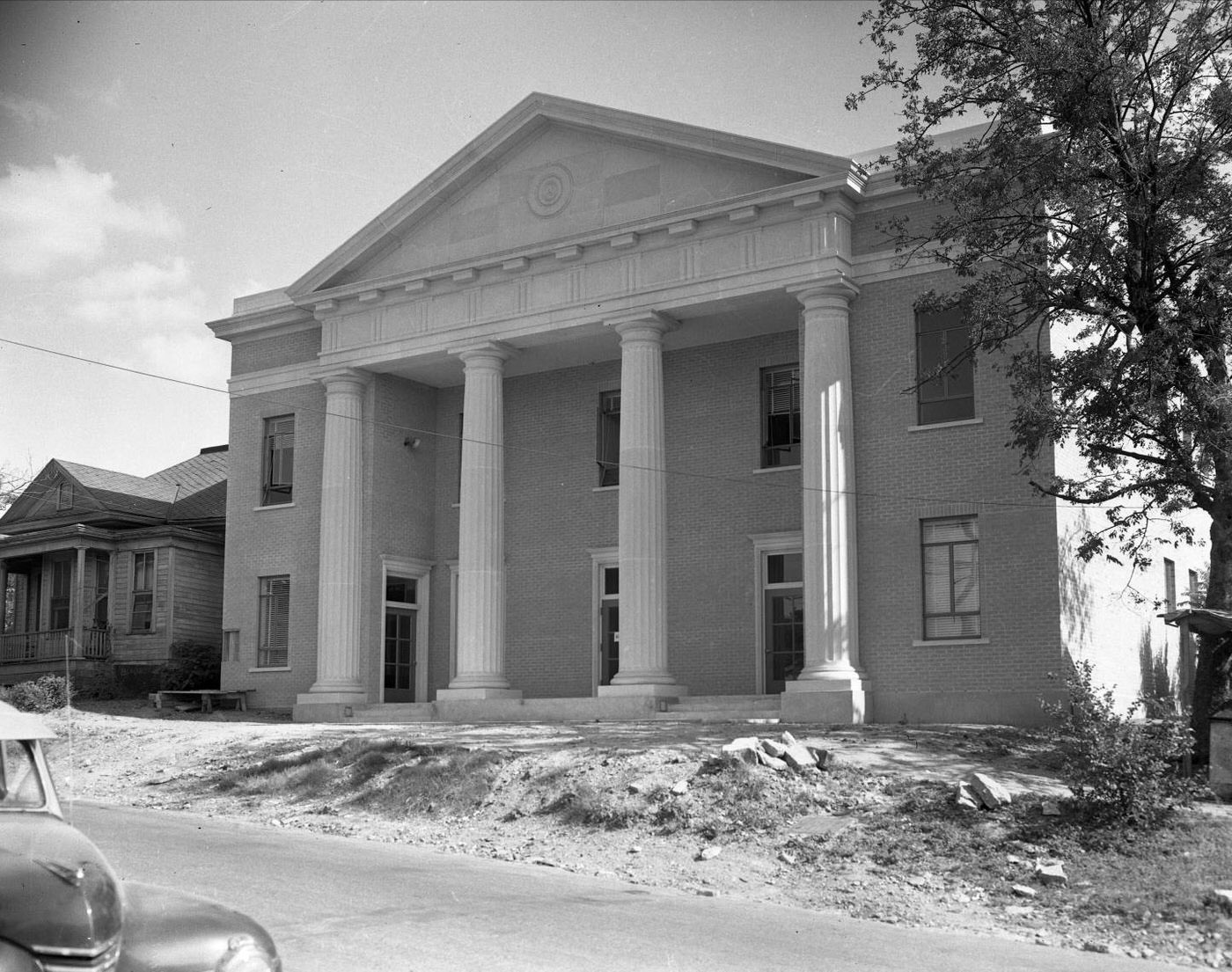 Exterior of Masonic Temple, 1950.