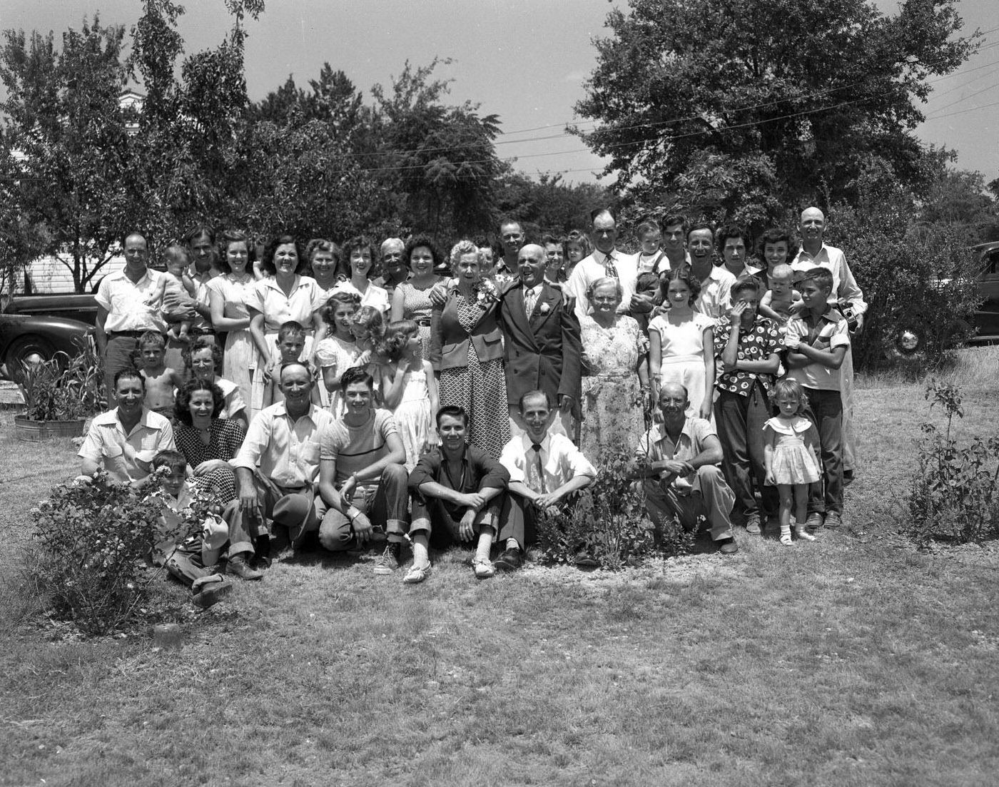 Holden Family at 50th Wedding Anniversary, 1951.