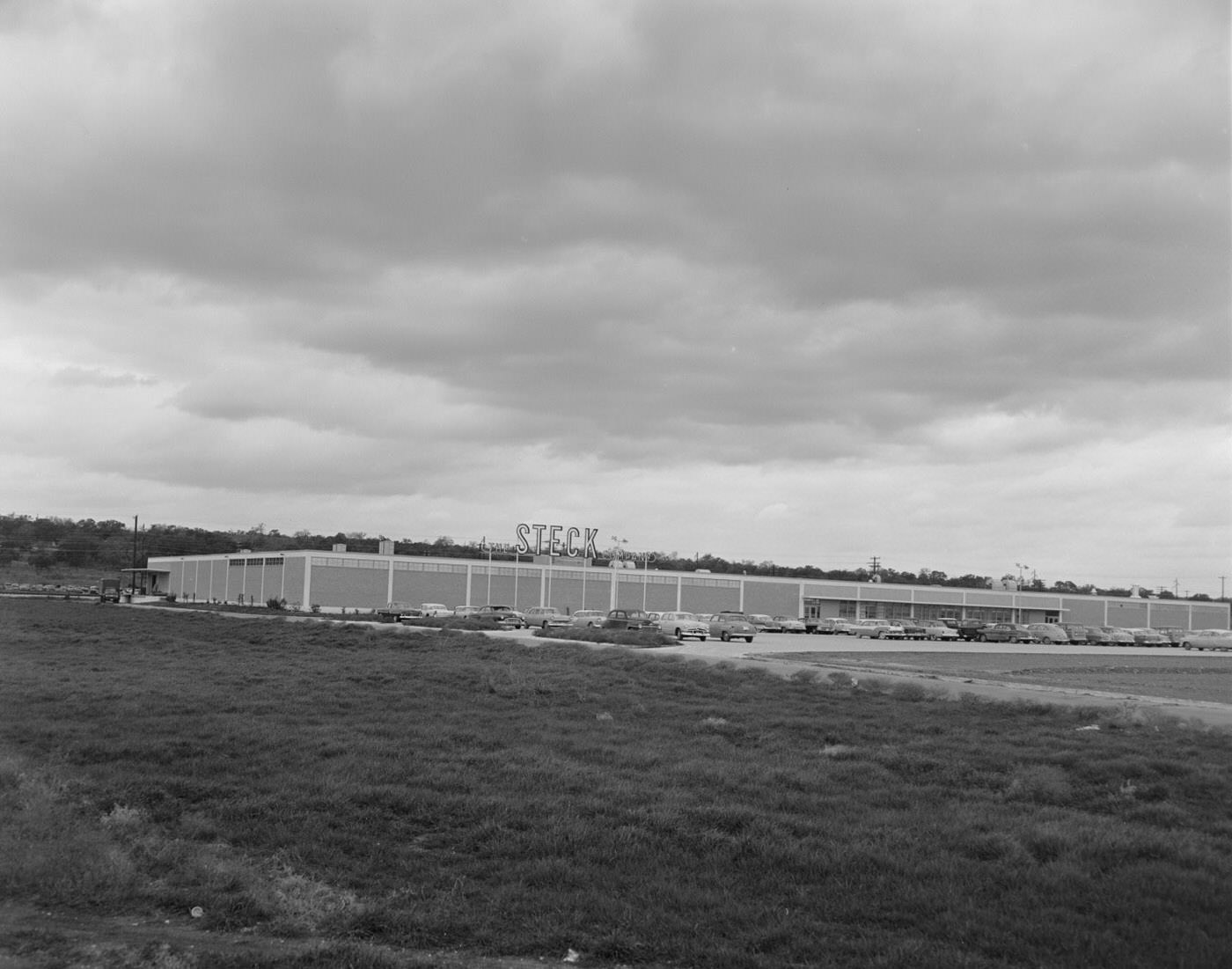 Exterior of New Steck Building Near Shoal Creek Blvd, 1958.