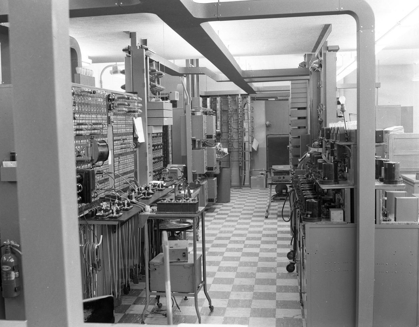 1950s Office with Telegraphy Equipment, 1954.