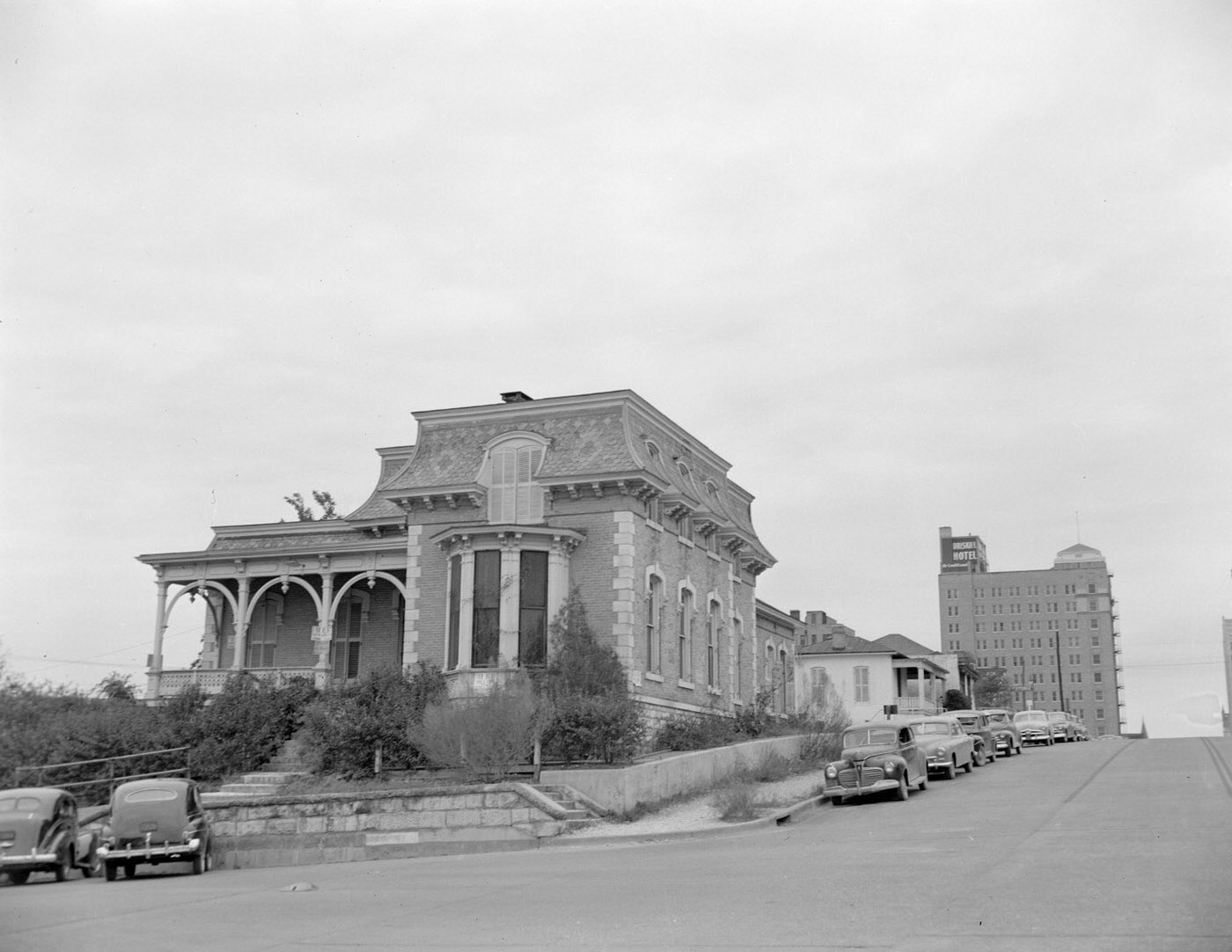 Historic Home at Trinity and 7th Street, Austin, 1951.