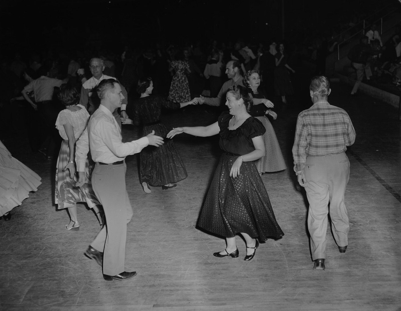 Dancing at Governor Allan Shivers' Inauguration, 1953.