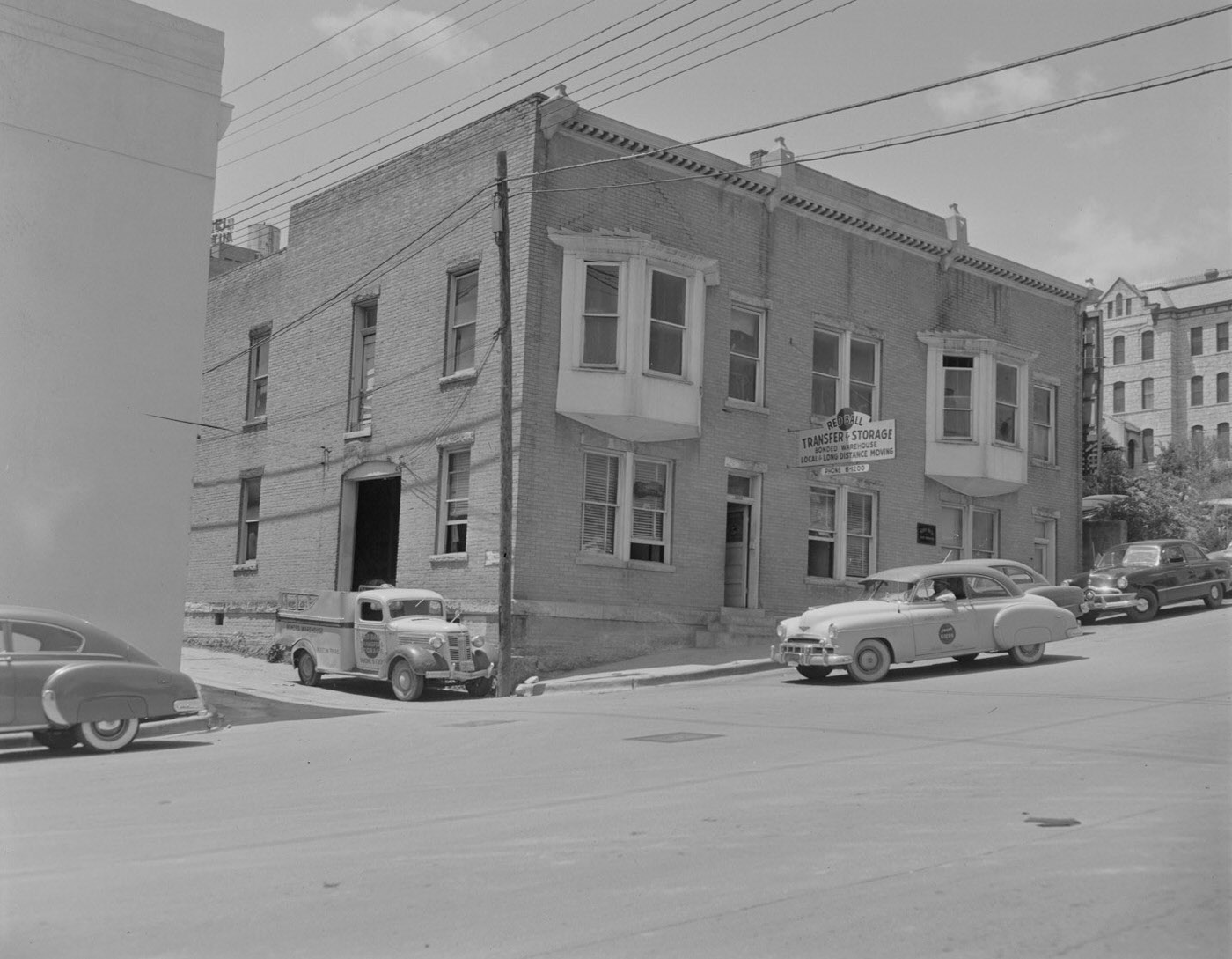 Red Ball Transfer Storage at 606 San Jacinto, 1951.