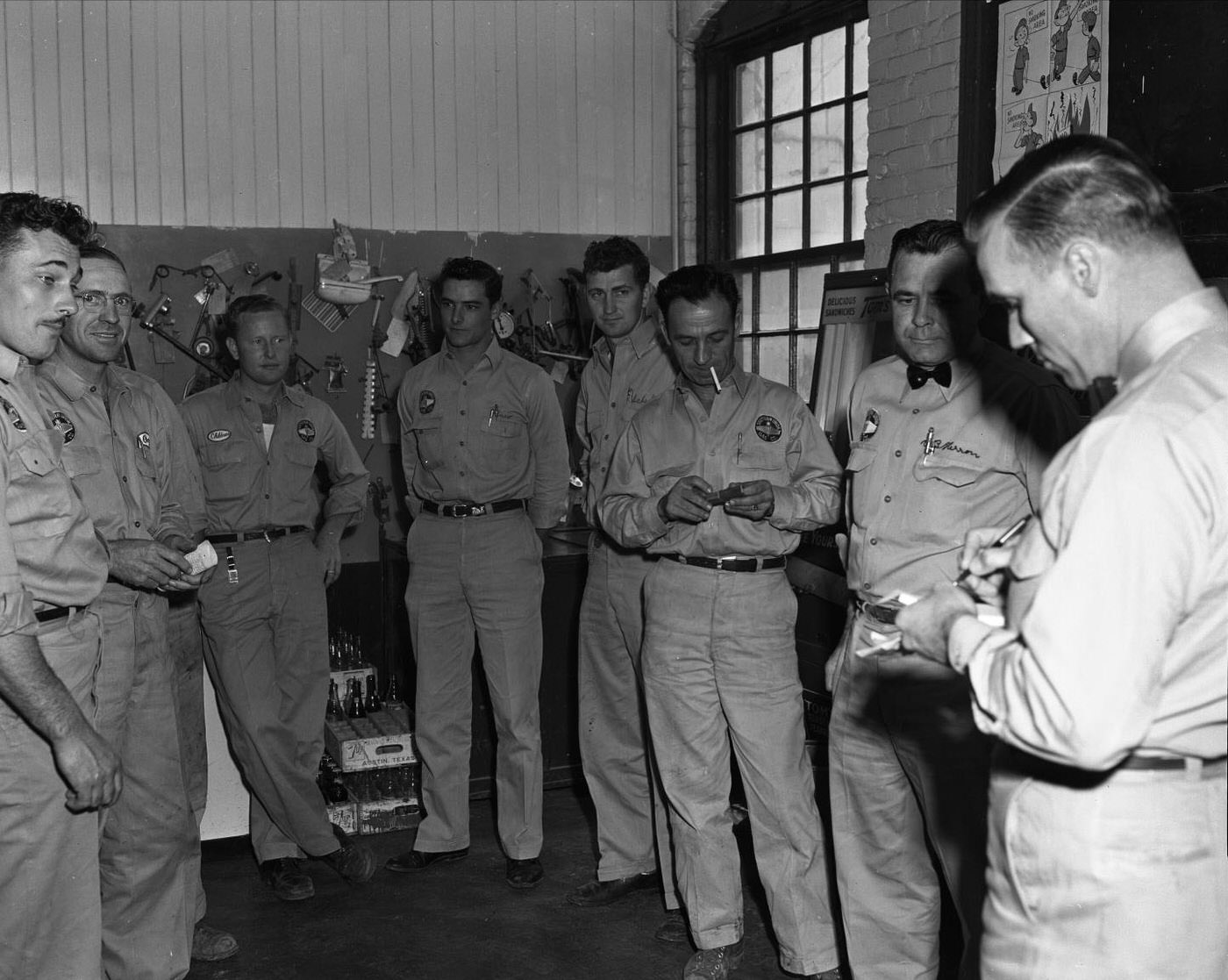 Group of Service Men, 1955.