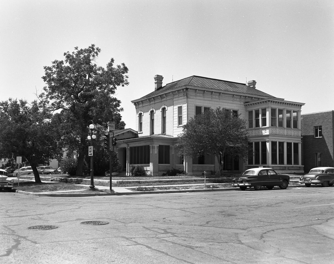 Exterior of Veteran's Administration Building, 1955.