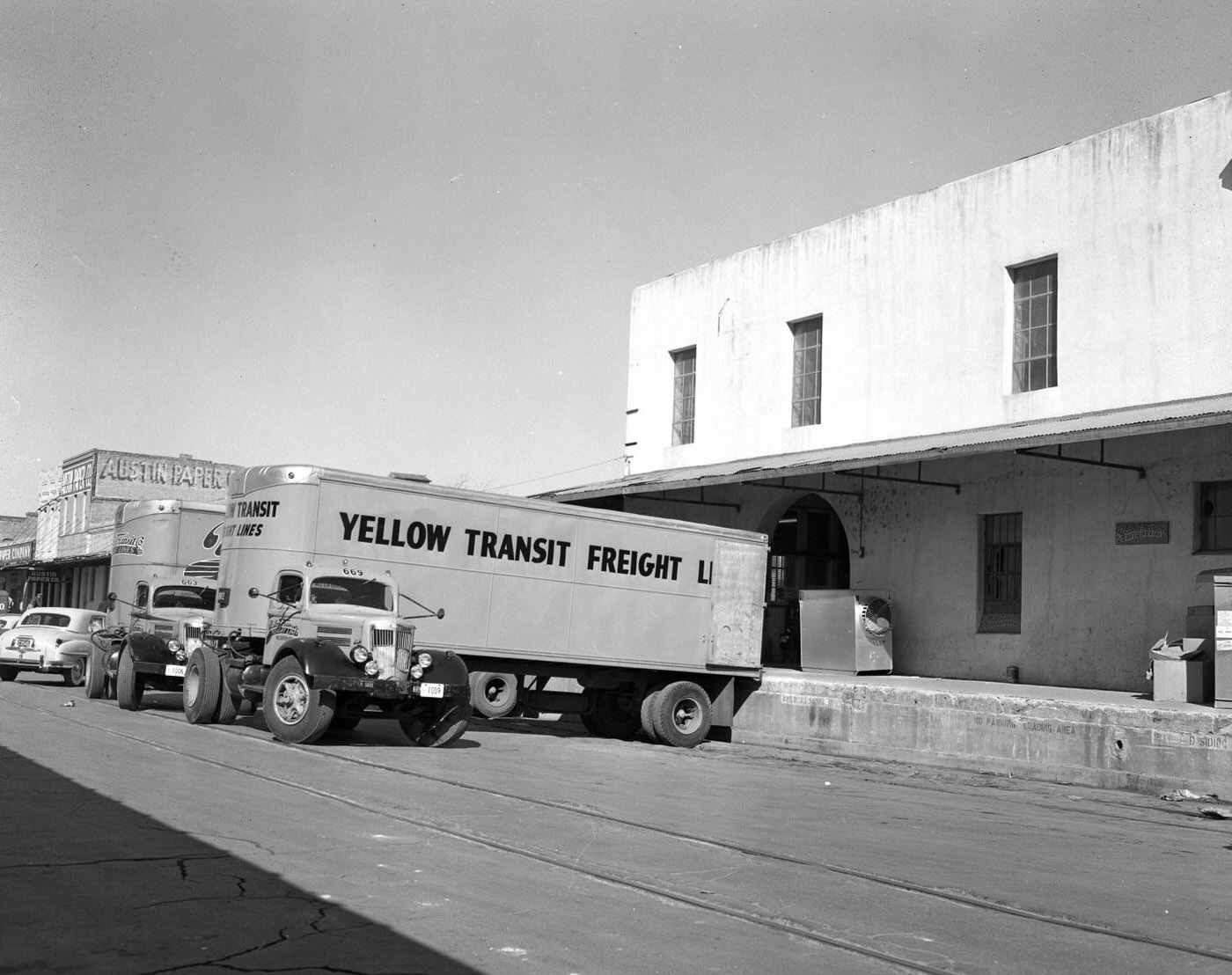 Warehouse at 401 Colorado, Demolished, 1951.