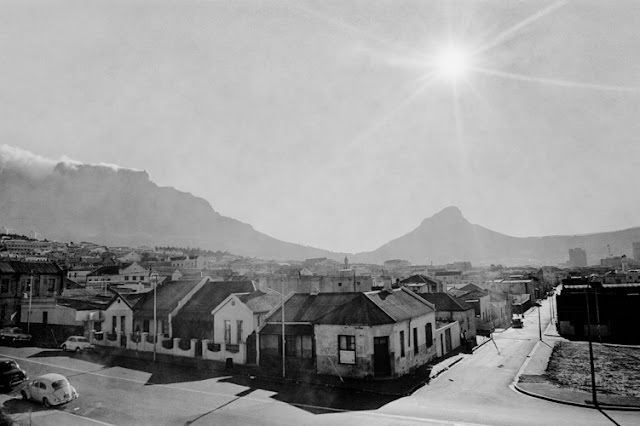 Using a pavement for a game of fox and geese made for great enjoyment, District Six, Cape Town, South Africa.