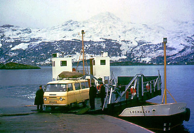 Skye ferry, Kyle of Lochalsh, Scotland, 1963
