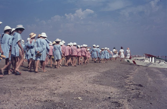 Summer camps in Cesenatico, Italy, 1962