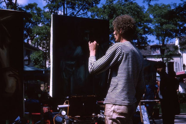 Place du Tertre, Montmartre, Paris, France, 1964