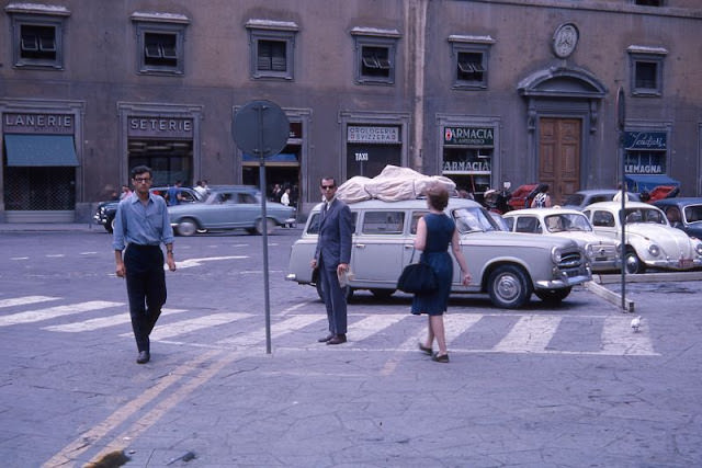 Archbishop's Palace, Piazza di San Giovanni, Florence, Tuscany, Ital, circa 1965