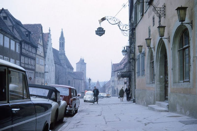 Bavaria street scenes, Germany, 1968