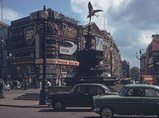 Piccadilly Circus, London, June 25, 1961