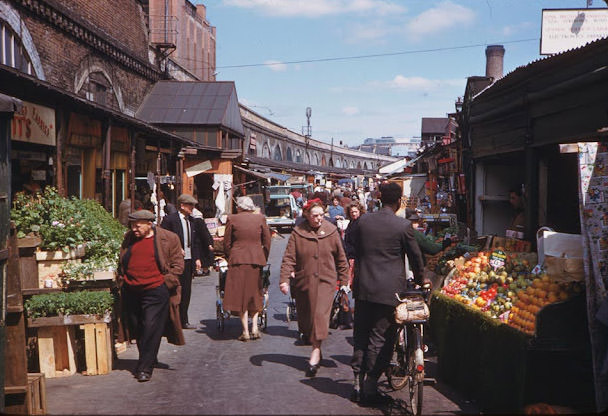 Shepherd's Bush Market, London, May 31, 196