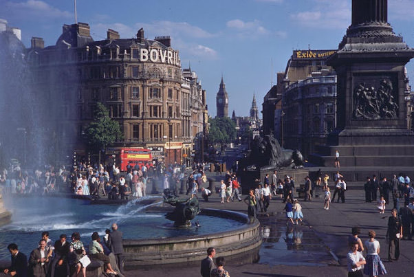 Trafalgar Square, London, June 19, 1960