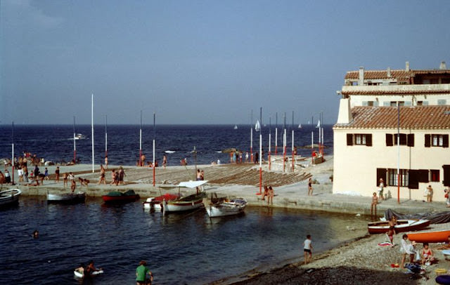 Old fishing port, Saint-Tropez, France, 1964