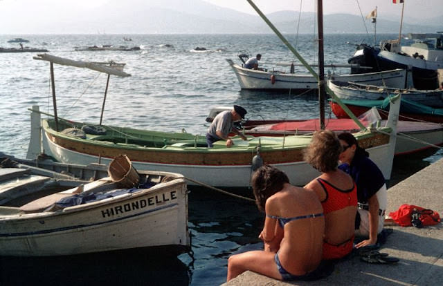 Old fishing port, Saint-Tropez, France, 1964