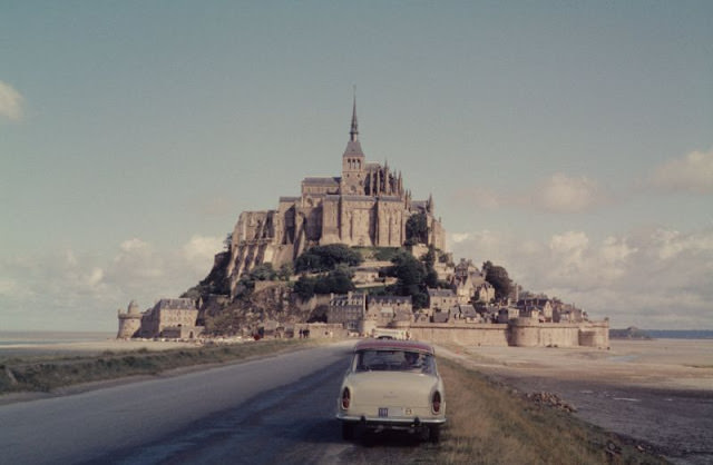 Mont-Saint-Michel, Normandy, France, 1965