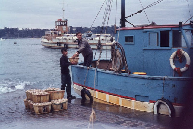 Saint-Servan pier, Brittany, France, 1965