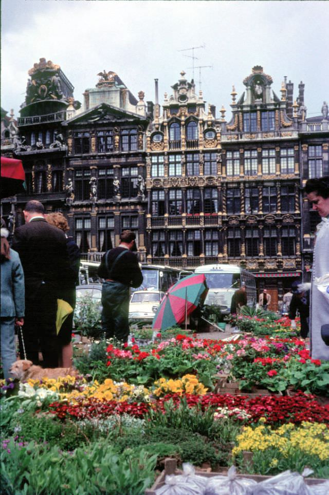 Grand Place, Brussels, Belgium, 1968