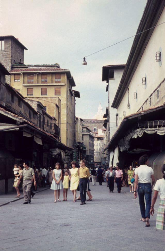 Ponte Vecchio, Florence, Italy, 1968