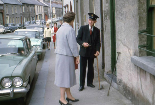 Street scene in Ireland, 1963