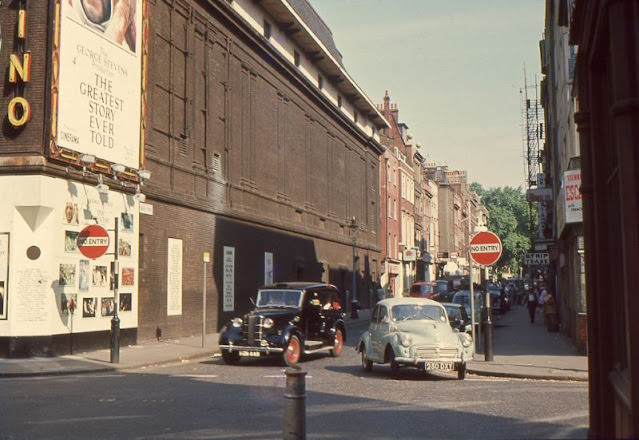Greek Street, Soho, London, England, 1965