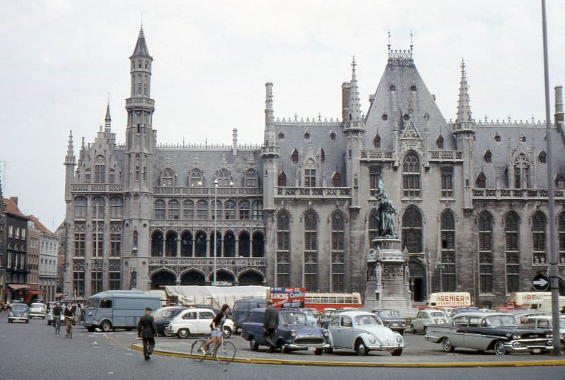 Market Square, Bruges, Belgium, 1965