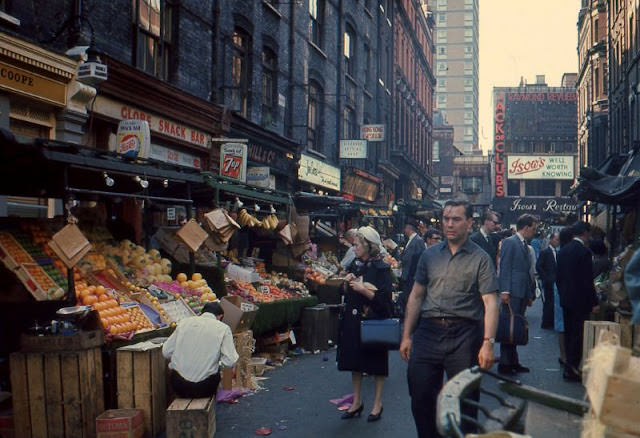 Rupert Street Market, Soho, London, England, 1965