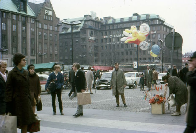 Stockholm, Saturday afternoon, Sweden, 1965