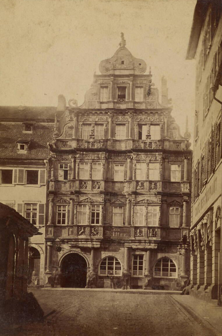 Ritter building, Heidelberg, Germany, Eduard Lange, 1875.