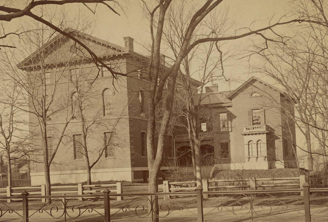 College building by Gustavus W. Pach, 1880s.