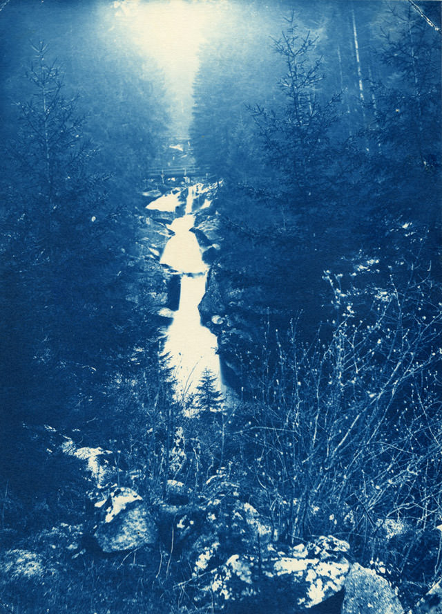 Triberg Waterfalls, Black Forest, 1880s.